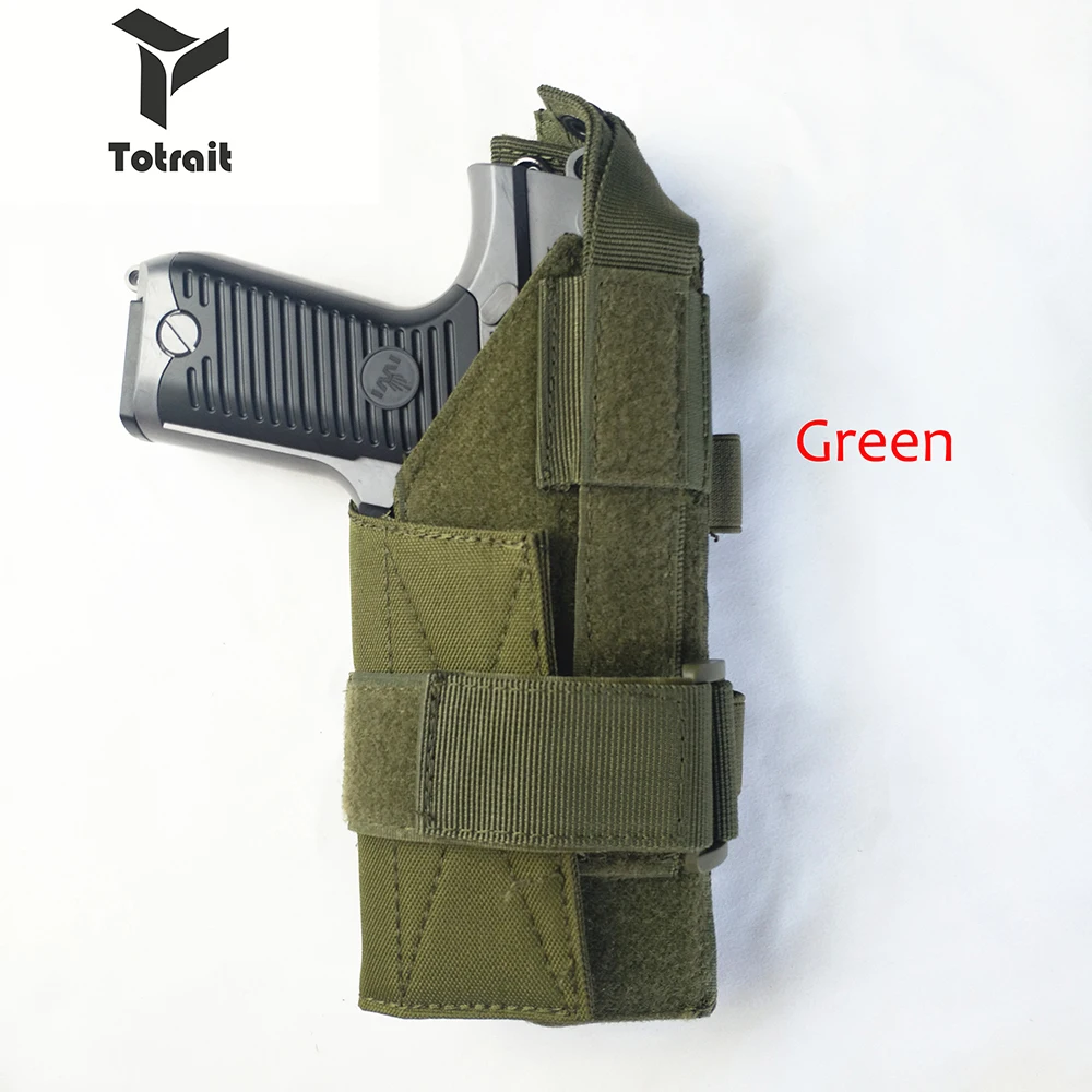 green Totrait тактический пистолет кобура Glock серии molle модульный ремень кобура Tornado нейлоновый чехол для правшей шутеров - Цвет: green