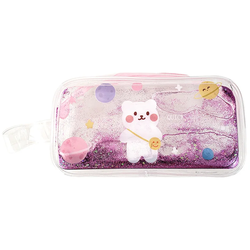 

1Pcs Kawaii Pencil Case ins aeolian sand daisy Gift Estuches School Pencil Box Pencilcase Pencil Bag School Supplies Stationery