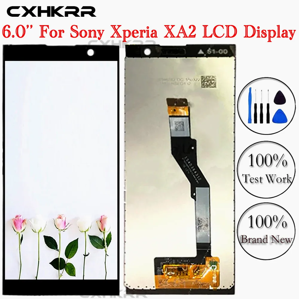 

Для Sony Xperia XA2 Plus ЖК-дигитайзер сенсорный экран для 6,0 "для Sony XA2 Plus ЖК-дисплей без рамки XA2 Plus двойная Замена