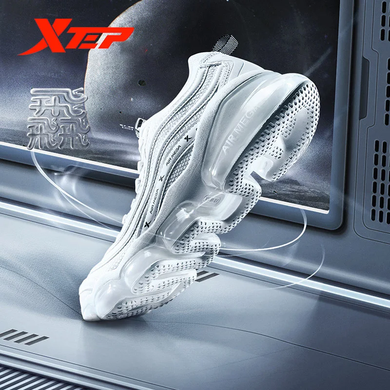 Мужские кроссовки для бега Xtep Air MEGA бесплатная доставка дышащая спортивная обувь