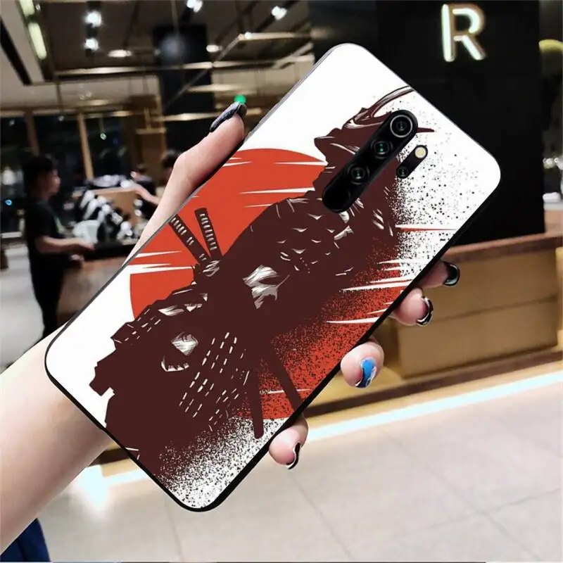 HPCHCJHM японский самурай маска чехол для телефона Redmi Note 8 8A 8T 7 6 6A 5 5A 4 4X 4A Go Pro |