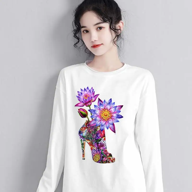 Красивая нашивка-бабочка красочные губы Термотрансферная виниловая нашивка