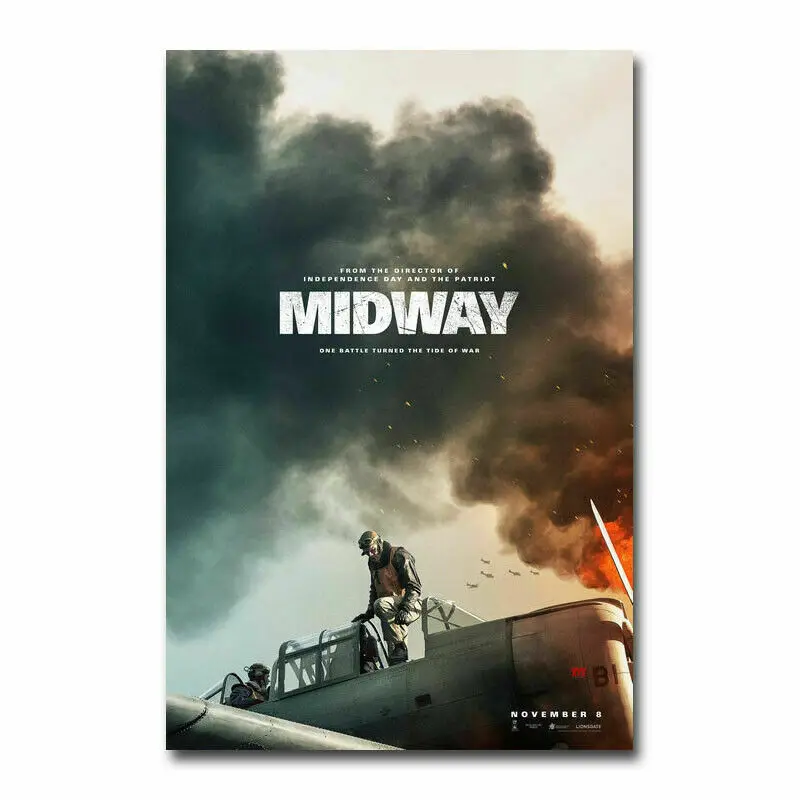 Midway печатающая головка Roland Эммерих фильм Вуди Харрельсон шелковой ткани