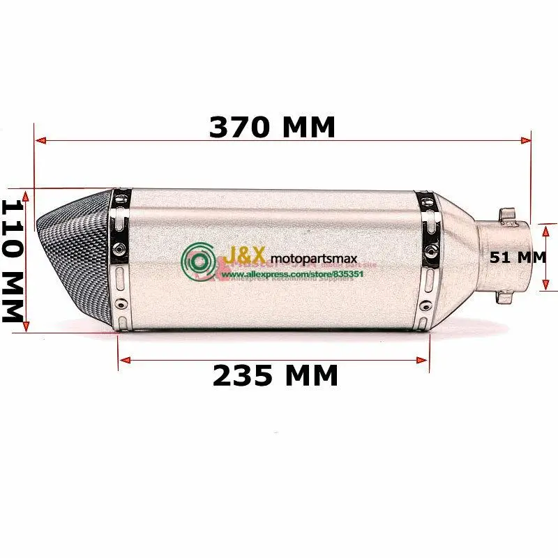 ZX 10R глушитель выхлопных газов мотоцикла среднее звено полная система слипоны