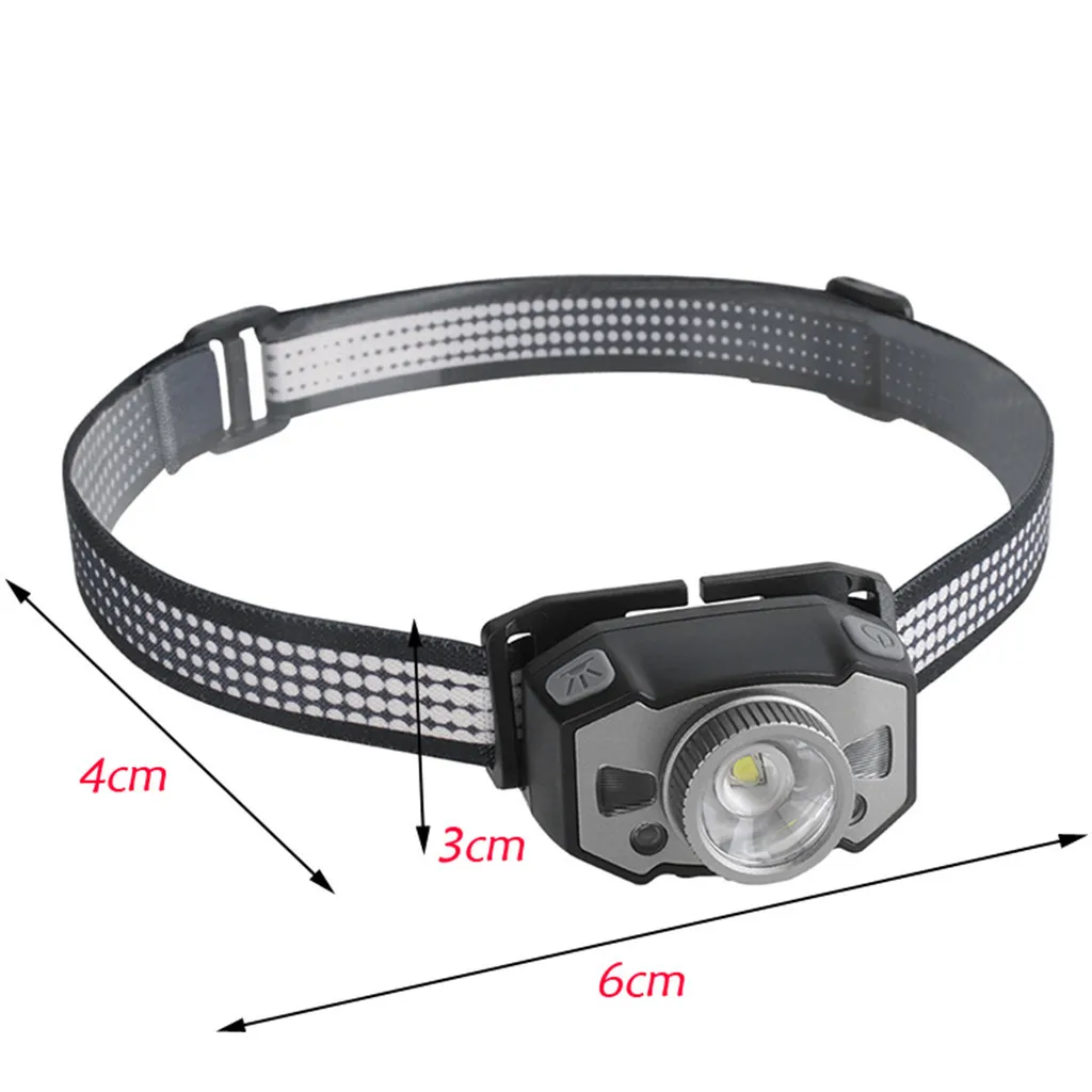 Миниатюрный светодиодный налобный фонарь водонепроницаемый портативный с