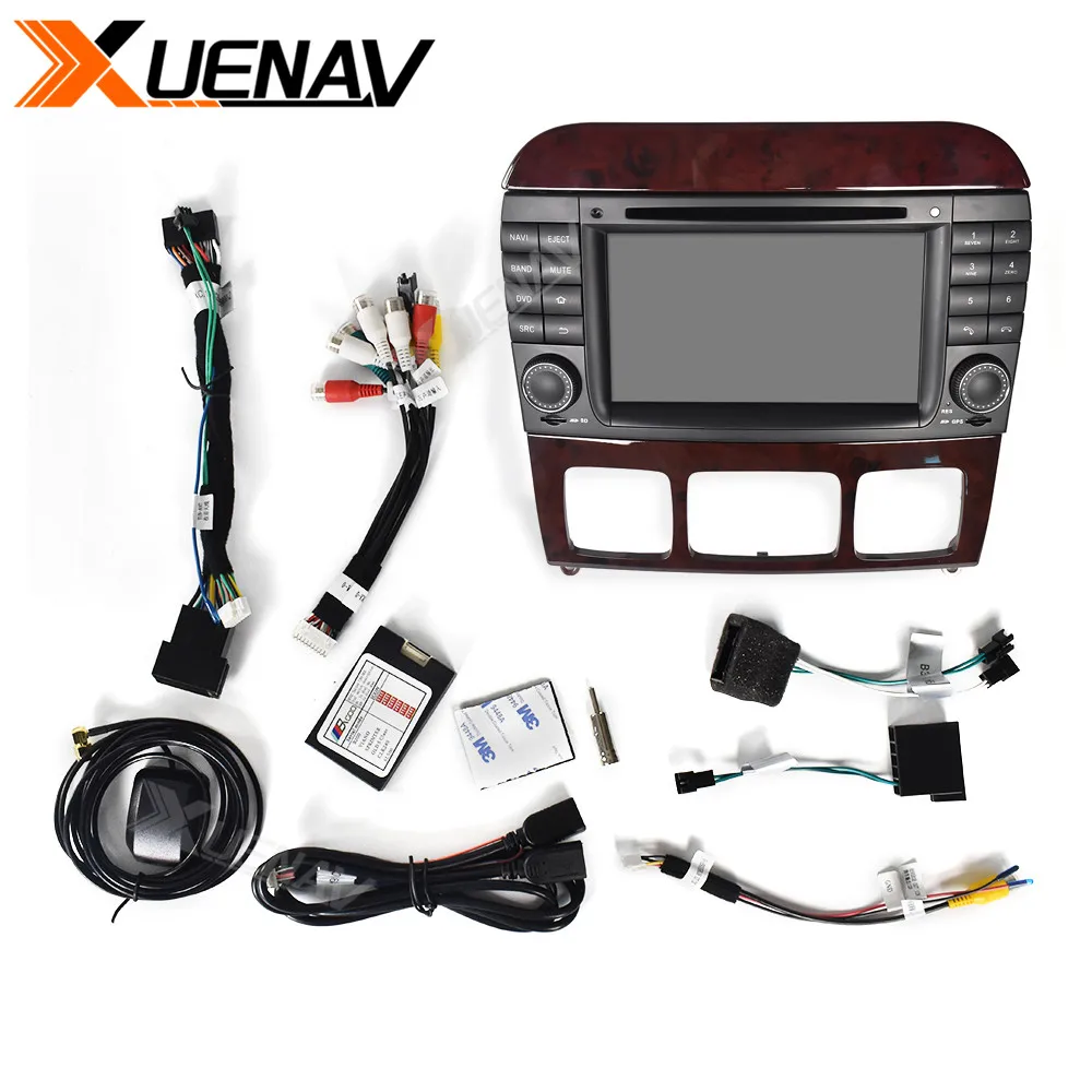 

2DinAndroidStereo Receiver Car Radio For Benz S W220 1998-2005 Auto Audio Multimedia DVD Player Touch Screen GPS Navigation