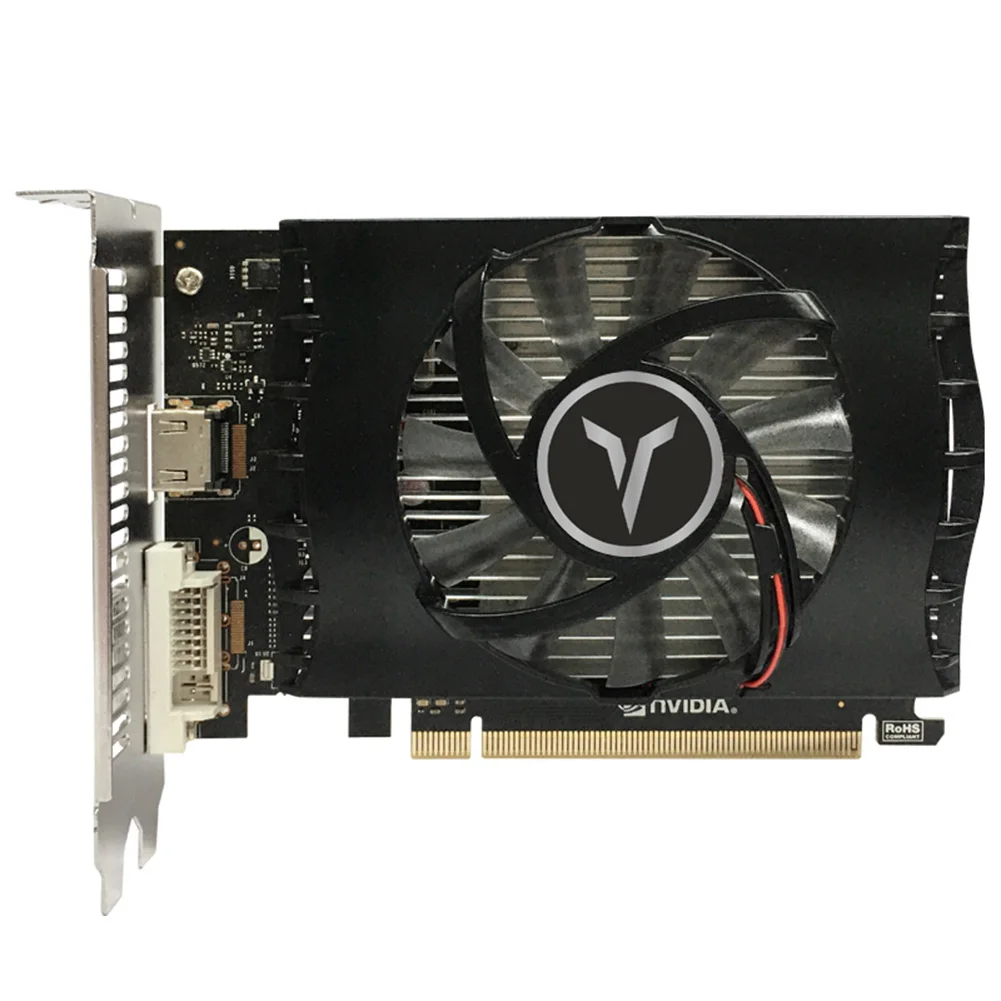 Видеокарта Yeston GT1030 4G/64 бит/DDR4 для игрового настольного компьютера ПК