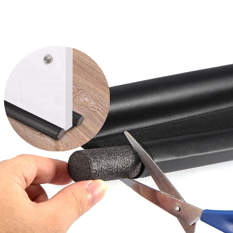 Уплотнительная лента для нижней двери складная пенопластовая уплотнительная
