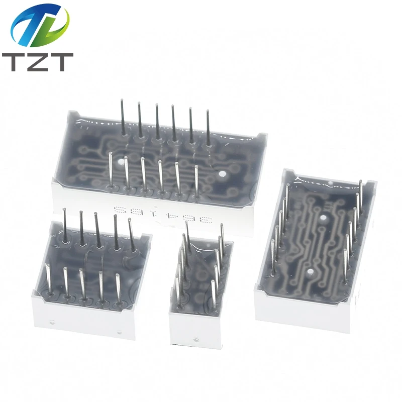 10 шт. 7-сегментный светодиодный дисплей 0 36 дюйма 1 бит/2 бит/3 Бит/4 бит циферблатная