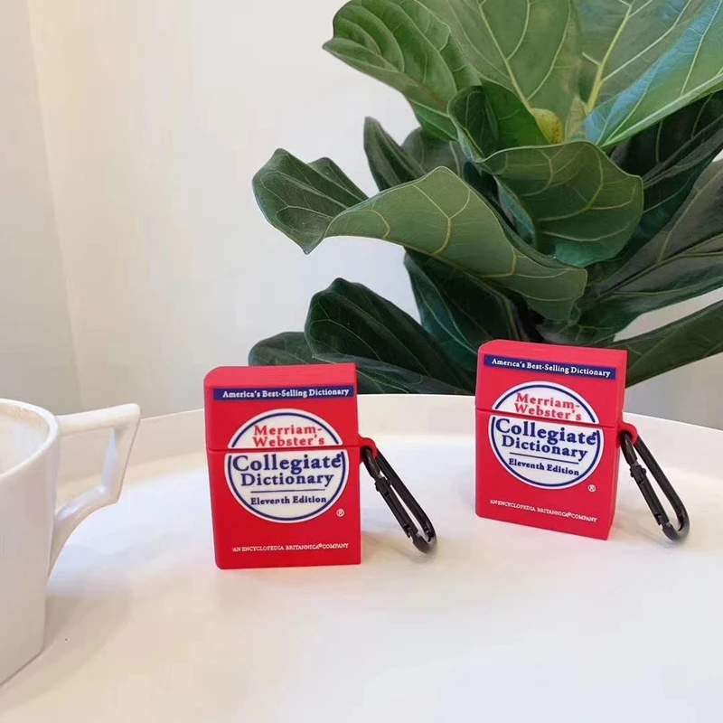 Роскошные модные брендовые 3D английские словаря funnly Симпатичные Силиконовые