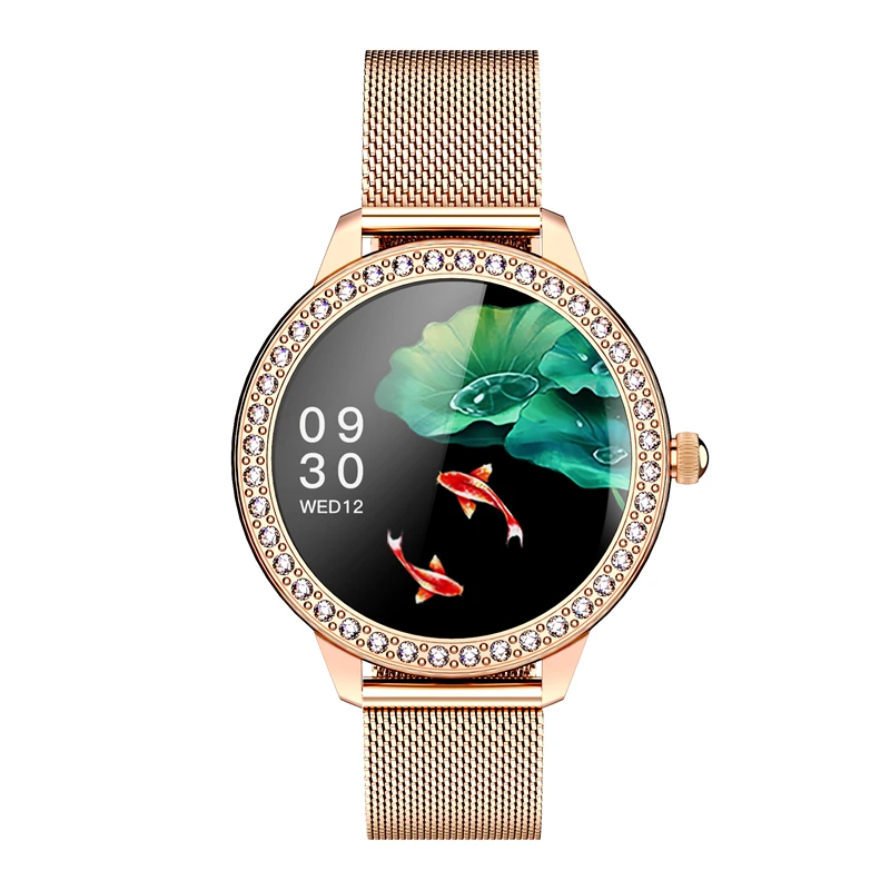 

luxury smart watch SN91 Round color screen female smart wristband women call message reminder IP68 waterproof smart band tracker