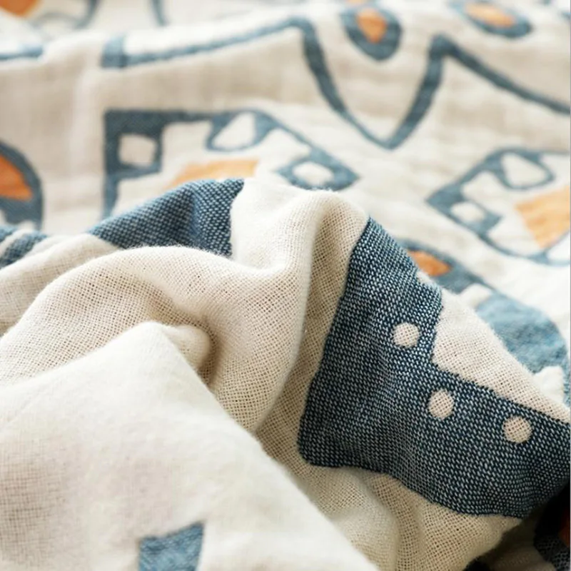 Хлопковое одеяло с реактивным принтом большая круглая искусственная кожа чехол