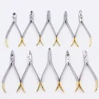 Стоматологические Ортодонтические Плоскогубцы, щипцы для резки проводов, кронштейн для удаления скоб, концевой резак, плоскогубцы из нержавеющей стали, стоматологические инструменты, зажим