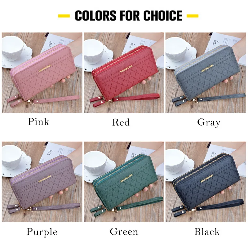 Длинный женский кошелек кошельки с кисточкой для монет держатель карт клатч из