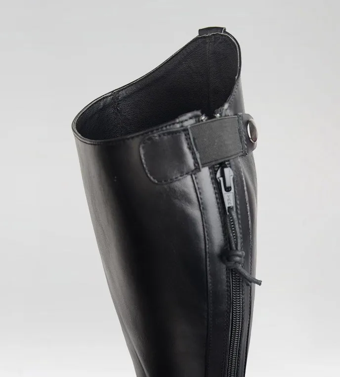 Большие размеры кожаные сапоги на заказ конный спорт снаряжение для верховой