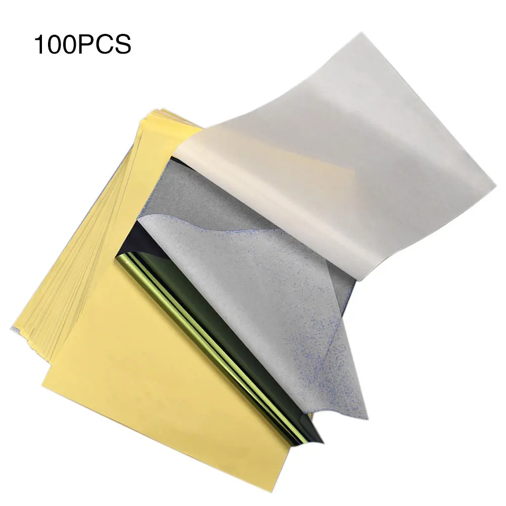 

5-100pcs A4 Size Tattoo Transfer Paper 4 Layers Tattoo Thermal Copier Stencil Papers Reusable Tattoo Supplies For Tattoo Artists