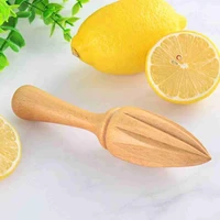 1pc ten angle shape wooden citrus squeezer hand press juicer fruit orange citrus juice extractor reamers kitchen products