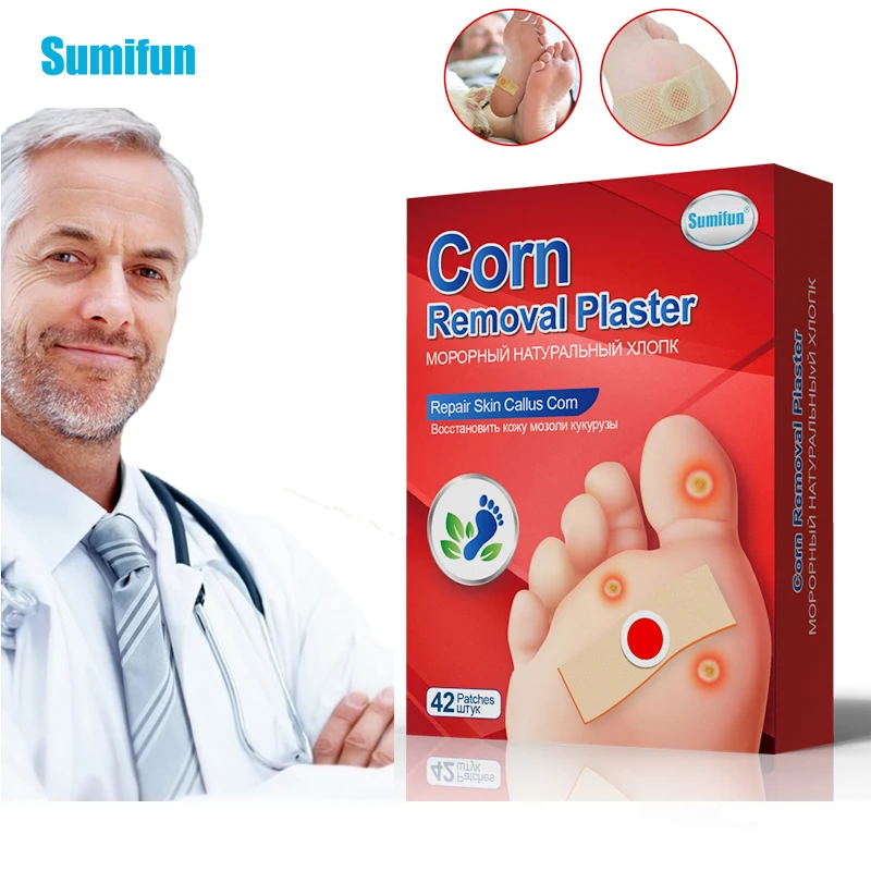42 шт не вызывает болезненных ощущений для ног удаления мозолей наклейки с дугой