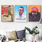 Классический фильм Forrest Gump, комиксы, Декор для дома, качественная Картина на холсте, постер для спальни, гостиной, дивана, Настенный декор, картина