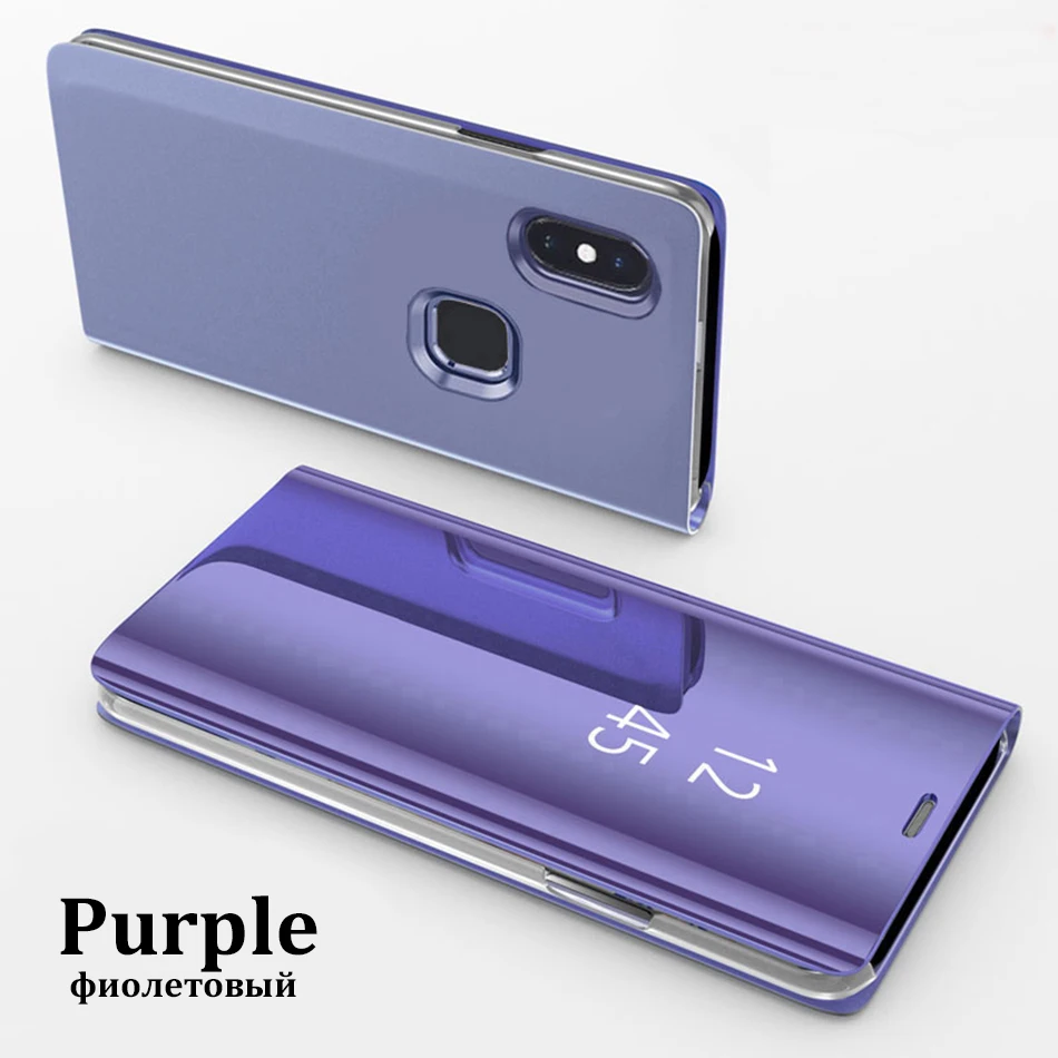 Смарт mi rror флип чехол для Xiao mi Red mi Note 8 7 K20 5 6 Pro 4X5 Plus 5A 8A 7A S2 кожаный чехол для mi 9 9T Pro 8 SE A1 A2 чехол