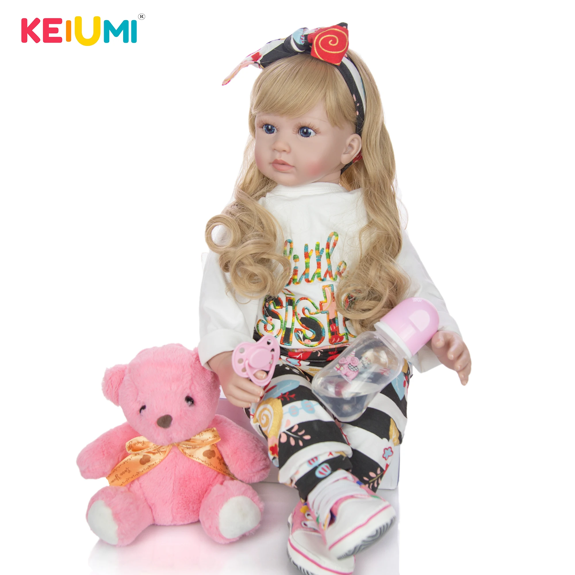 60 см силиконовая Мягкая виниловая кукла для новорожденных Реалистичная