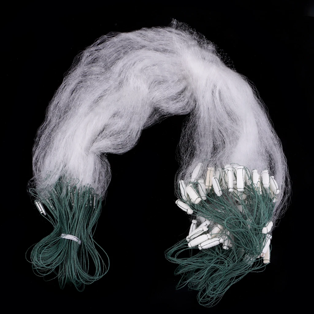 Рыболовная жаберная сеть 25 метров 1-слойная монофиламентная рыболовная с