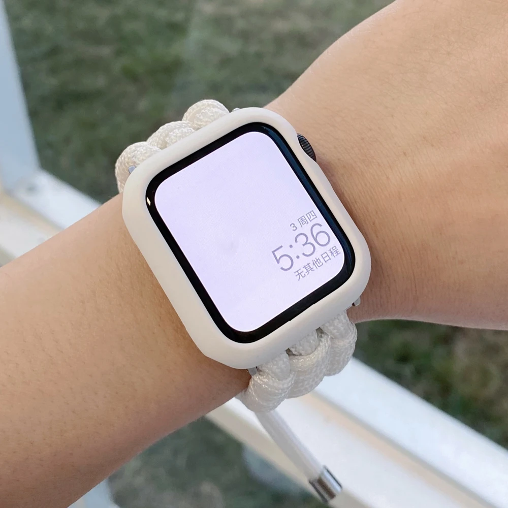 

Strap for apple watch 6 Band 44mm 40mm 38mm 42mm Luxury brand Genuine leather watchband bracelet iwatch series 3 4 5 SE 6 Strap