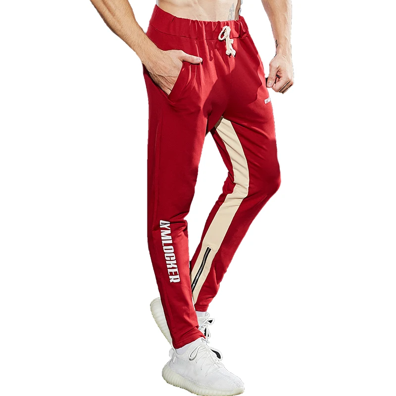 Штаны мужские спортивные хлопковые джоггеры облегающие штаны для бега