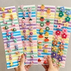 Резинки для волос женские, эластичные, 10 шт.компл.