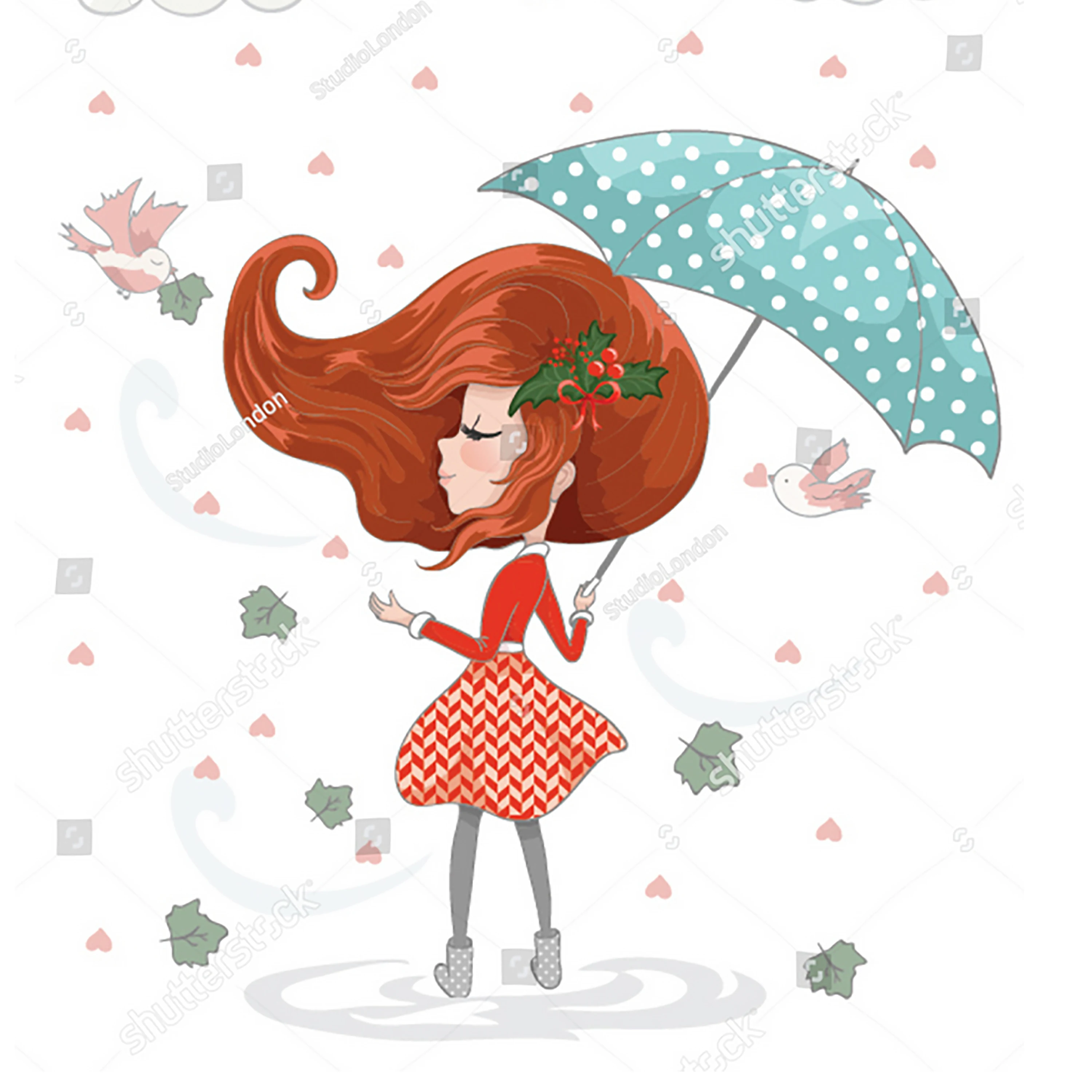 Трафареты для вырезания зонта девушки трафареты сделай сам Скрапбукинг альбом