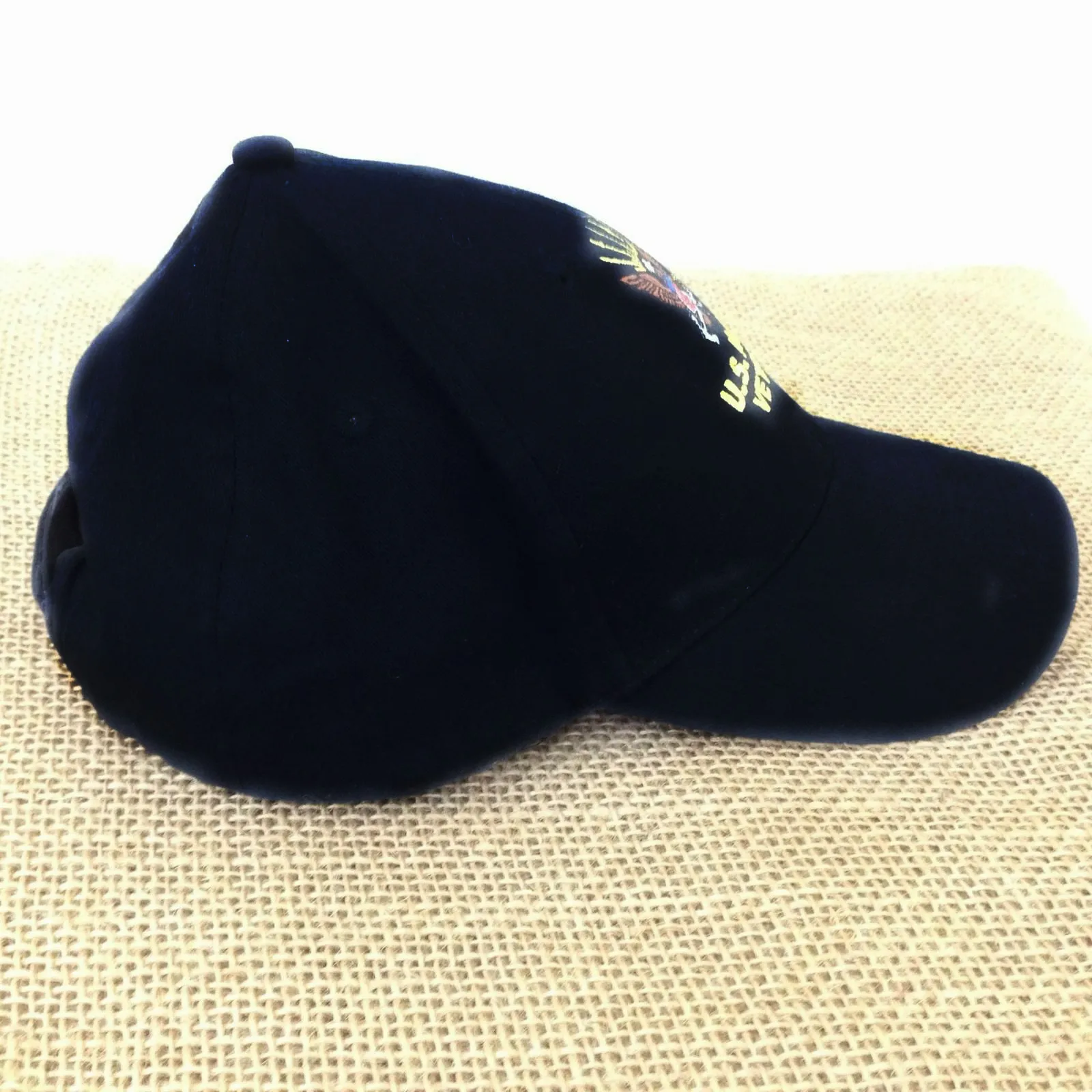 Напечатанный американский морской Ветеран темно синий один размер крюк петля