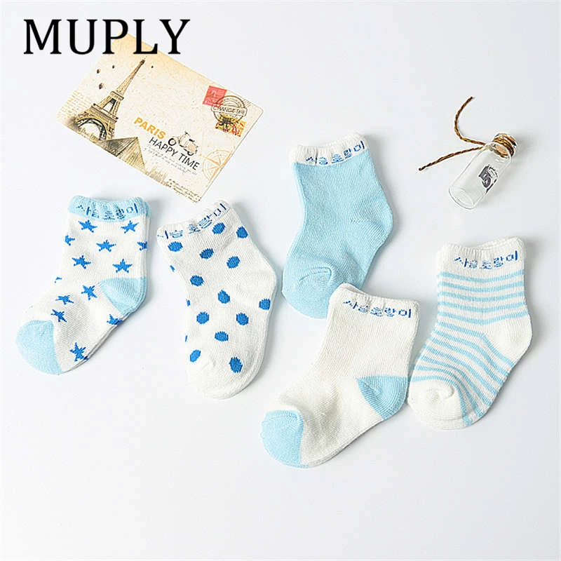 

5 парт/лот милые детские носки детская одежда весна лето Новорожденные мягкие детские носки для мальчиков и девочек