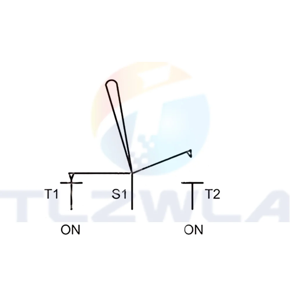 Тумблерный переключатель SPDT DPDT клавишный MTS 5A 6A 125 в самосброса 3A 250 AC 3 6-контактный