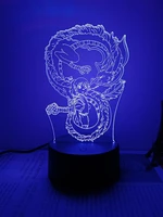 miyazaki hayao spirited away 3d led lamp for bedrome manga night lights anime action figures decoration lampara de noche