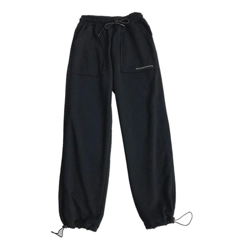 

Spring and Autumn plus Size Wide Legs Sweatpants Women's High Waist Slimming Loose Tappered Harem Thin Casual Sports Pants