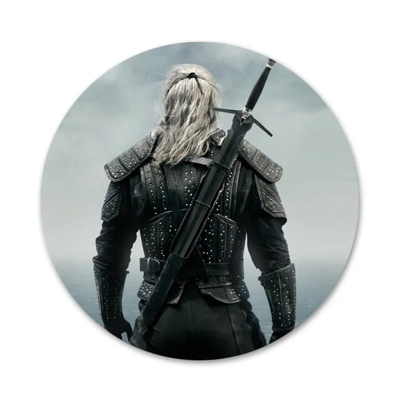 Cool game Witchers Badge Brooch Pin Accessories For Clothes Backpack Decoration gift | Дом и сад