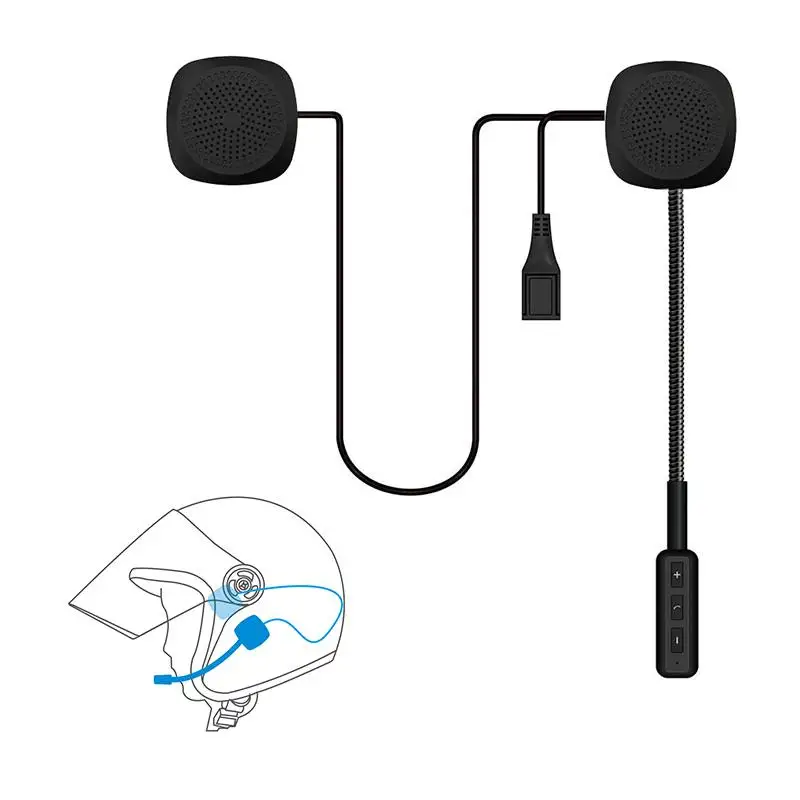 Мотор беспроводной Bluetooth 4 1 Гарнитура мотоциклетный шлем HiFi наушники динамик