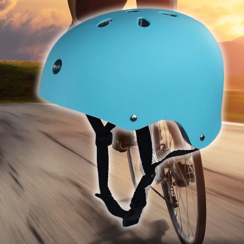 

Safety Helmet Adult Child Bicycle Cycle Bike Scooter BMX Skateboard Skate Stunt Bomber Cycling Helmet