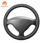 MEWANT черный чехол рулевого колеса автомобиля из искусственной кожи для Opel Astra G Corsa B Zafira A Agila A Combo B Tigra