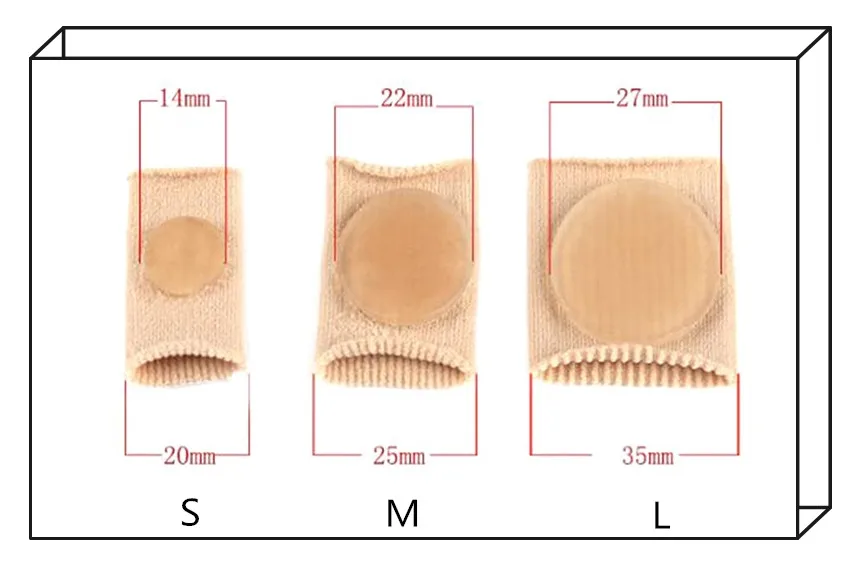 1 шт. тканевая гелевая трубка бинт для ног защита от боли стельки ухода за ногами