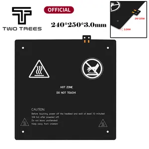 3d printer accessories mk3 black hotbed 2402503 0mm aluminum heated bed for 3d printer homers odyssues parts support 24v 105w free global shipping