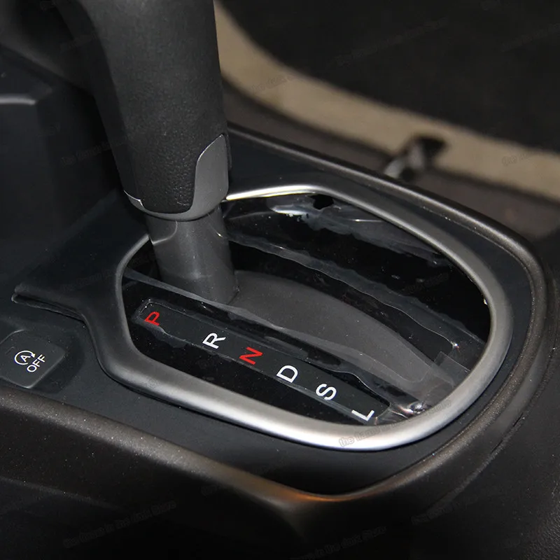 Lsrtw2017 Матовая Серебристая abs рамка автомобильной коробки передач для honda city grace 2015