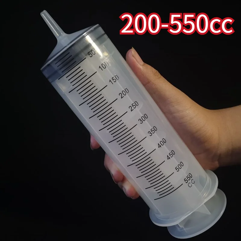 Шприц 500 мл, шприц большой емкости, многоразовый насос, измерение с трубкой 1 м, питательные чернила