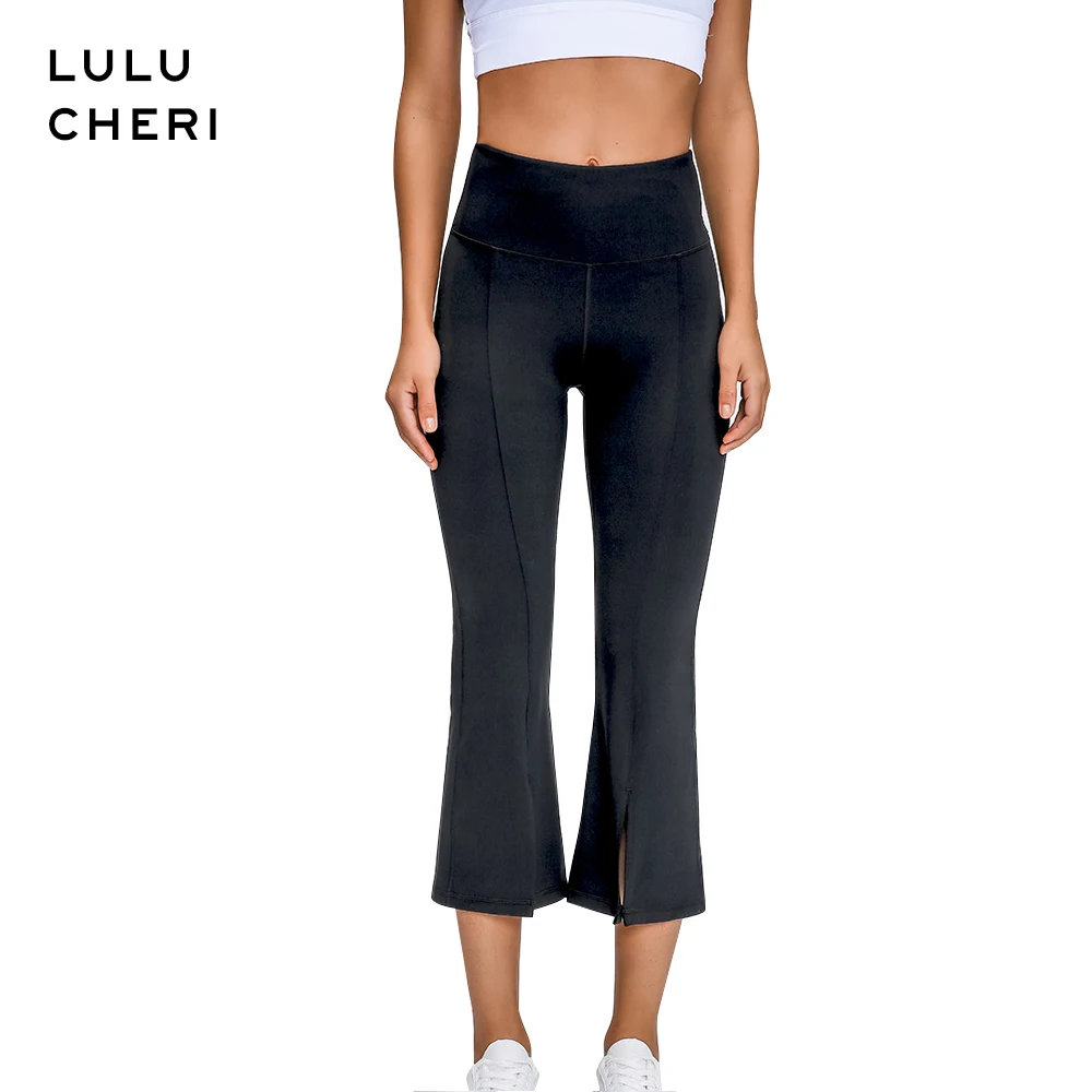 Женские широкие брюки для йоги штаны с широкой окантовкой в стиле бохо удобные