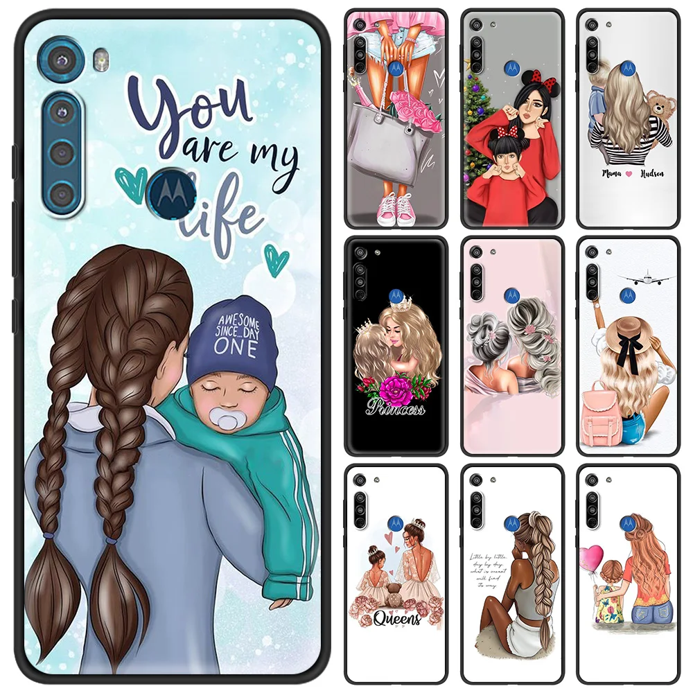 Чехол для Motorola G8 G9 Power G Stylue G10 G30 Play Lite One Fusion Hyper E6S Edge Plus мягкий чехол с надписью Baby