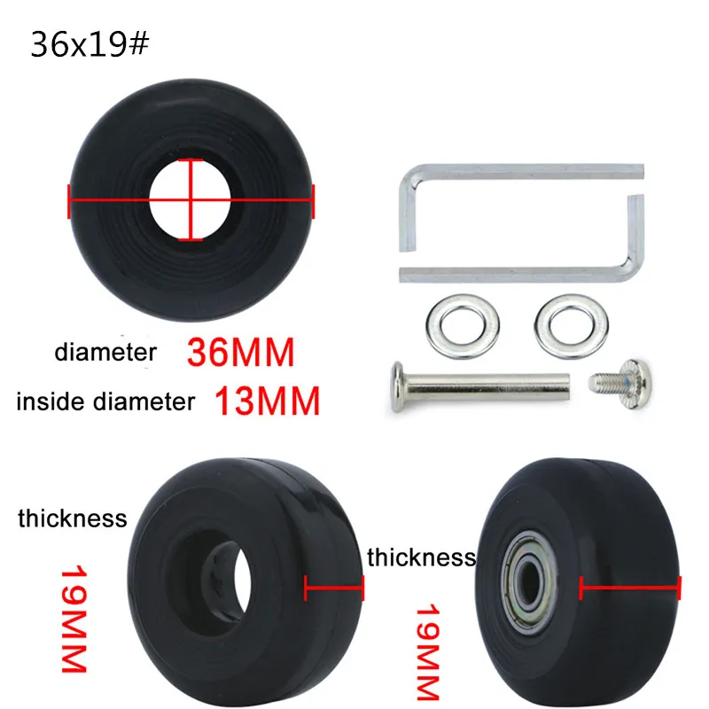 Сменные колеса для багажа запасные части чемодана 360 Спиннер вертикально