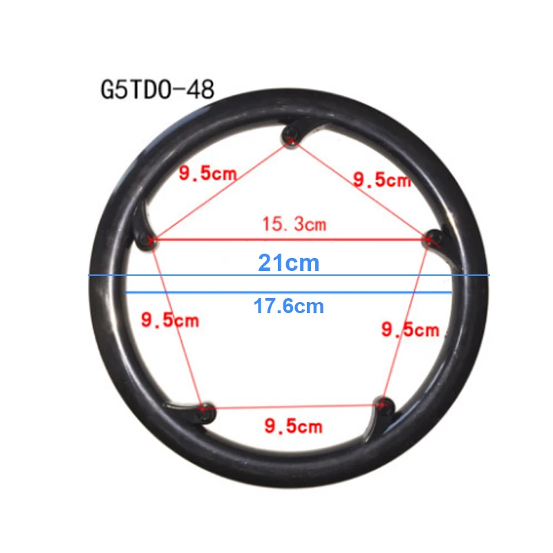 Защитная крышка для колеса цепи велосипеда защитное кольцо коленчатого вала