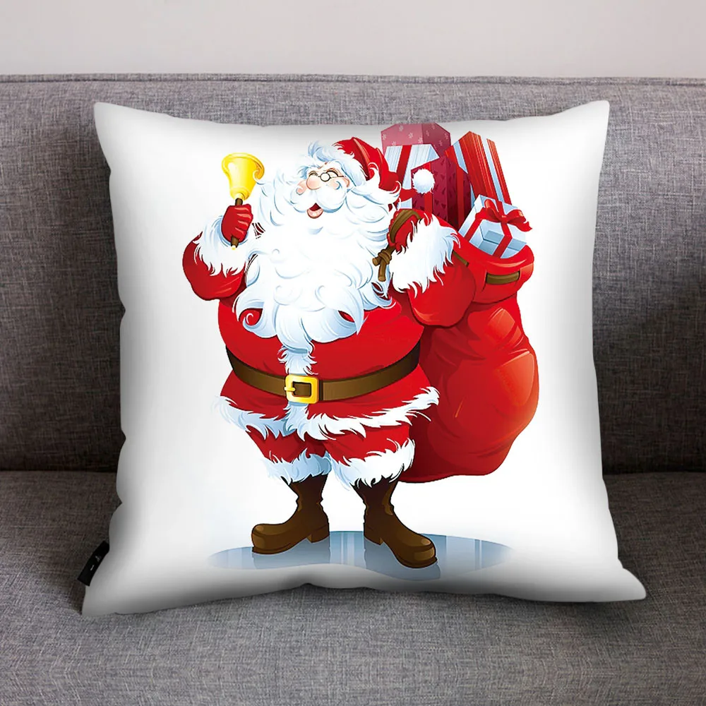 Рождественские наволочки на подушки Санта Клаус Рождественская елка Подушка с