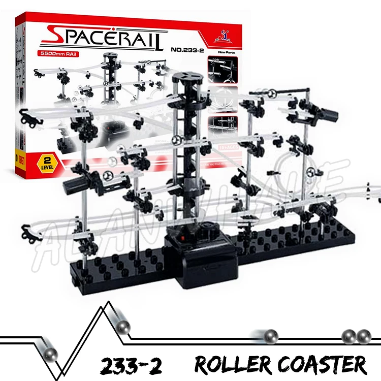 550 см Железнодорожный лабиринт уровня 2 мраморная гонка американские горки