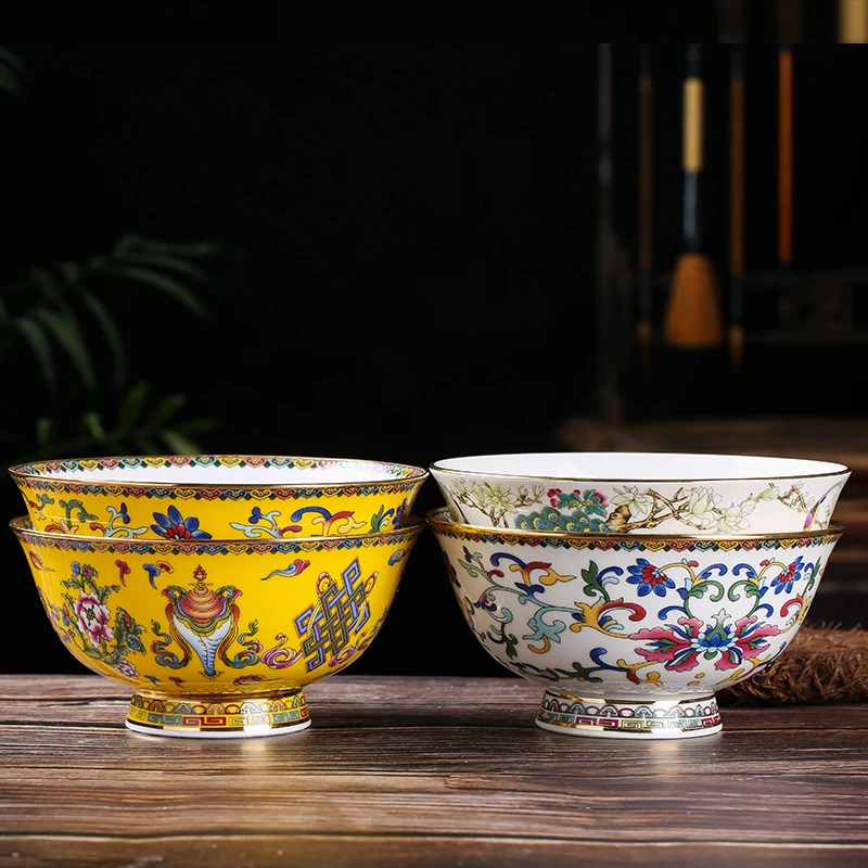 6 дюймов Цзиндэчжэнь ручная работа керамическая миска для рамен супа китайская